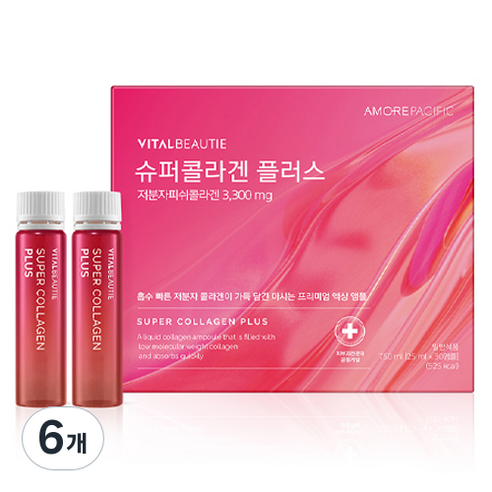 바이탈뷰티 슈퍼콜라겐 플러스 30p, 750ml, 6개