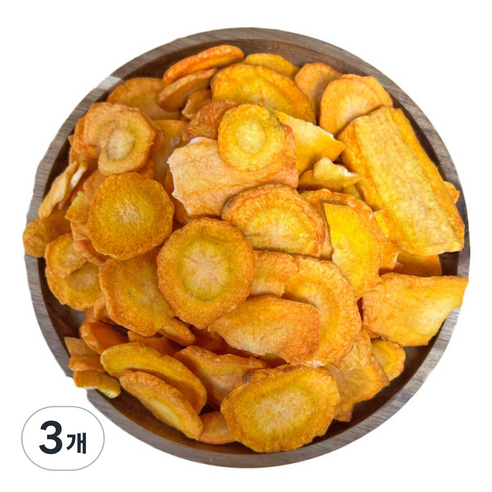 니칩내칩 바삭바삭 맛있는 당근칩, 80g, 3개