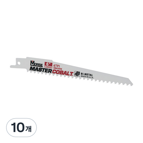 모르스 컷소날 150mm 6TPI RB65006T05, 10개