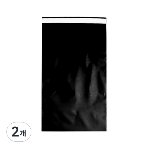 HDPE 택배 봉투 고급형 블랙 100p, 2개