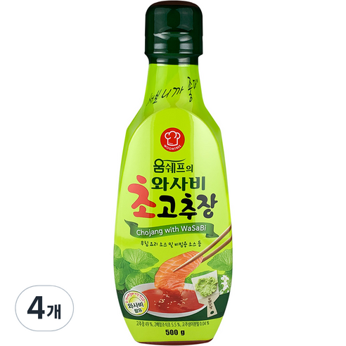 움트리 와사비 초고추장, 4개, 500g