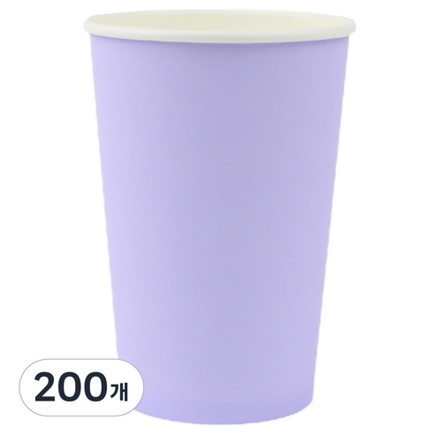 아이엔피 파스텔 종이컵 라벤더 390ml, 1개입, 200개