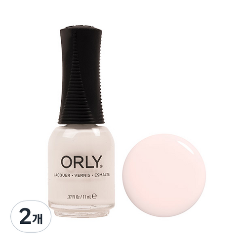 오를리 네일컬러 매니큐어 11ml, 2020009 화이트팁스, 2개