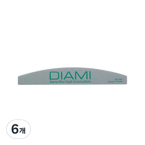 다이아미 듀엣 피니셔 네일 버퍼, 180 / 280 GRIT, 6개