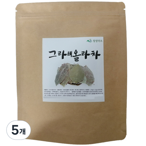 청명약초 그라비올라차 티백 인도네시아산, 1.2g, 20개입, 5개