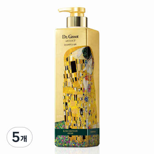 닥터그루트 애딕트 탈모증상완화 샴푸 키스 에디션, 5개, 385ml