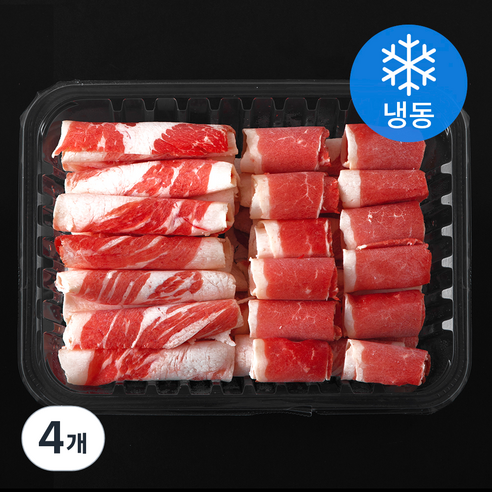 호주산 우차돌양지 돌돌말이 (냉동), 4개, 500g