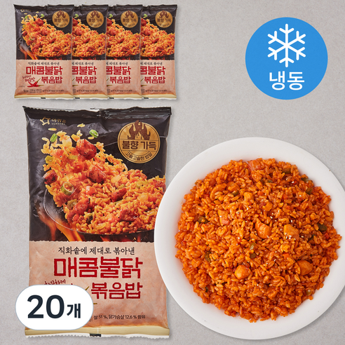 아워홈 매콤불닭 볶음밥 (냉동), 230g, 20개