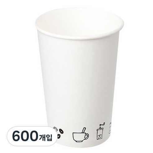 더빈썸 드로잉 종이컵 380ml, 600개입, 1개
