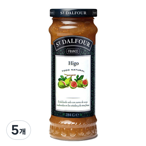 샹달프 무화과잼, 5개, 284g