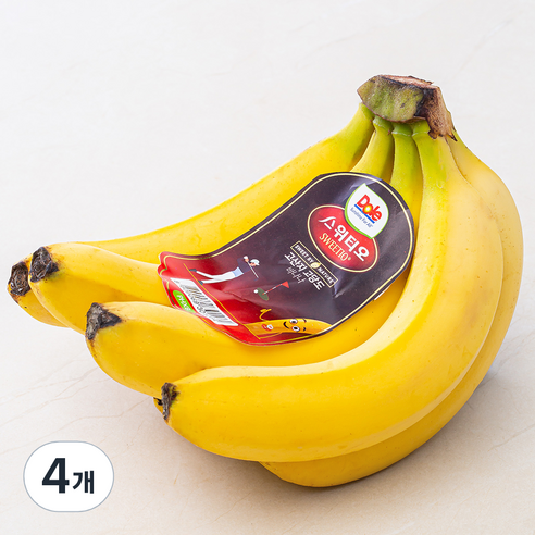 스위티오 Dole 바나나, 1.2kg 내외, 4개