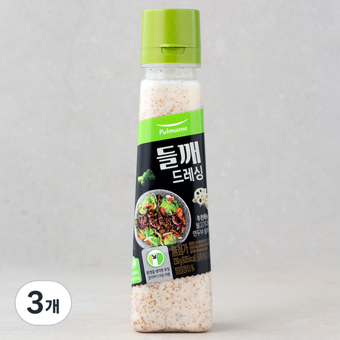 풀무원 들깨 드레싱, 230g, 3개