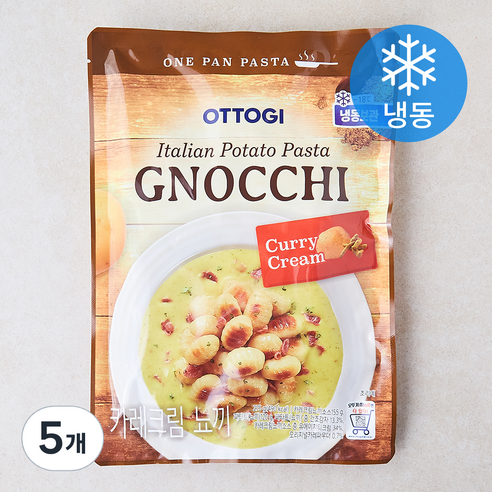 오뚜기 카레 크림 뇨끼 (냉동), 275g, 5개