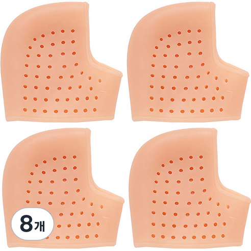 컬라피 발뒷꿈치 보습 실리콘 패드 S 스킨, 1개입, 8개