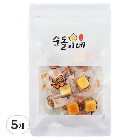 순돌이네 한입 쏙 치즈 오징어 20p, 5개, 100g