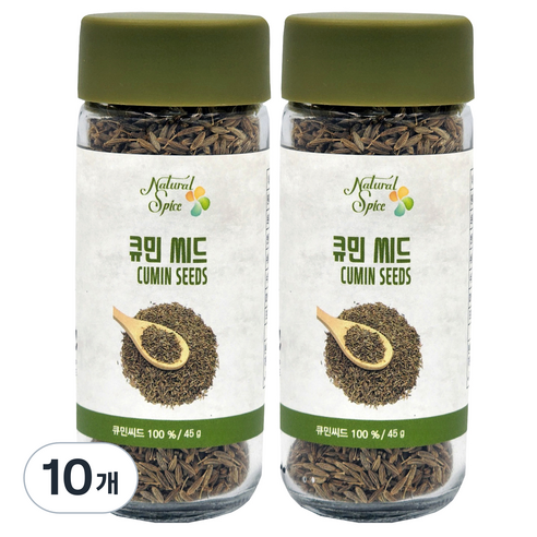 내츄럴스파이스 큐민 씨드, 45g, 10개