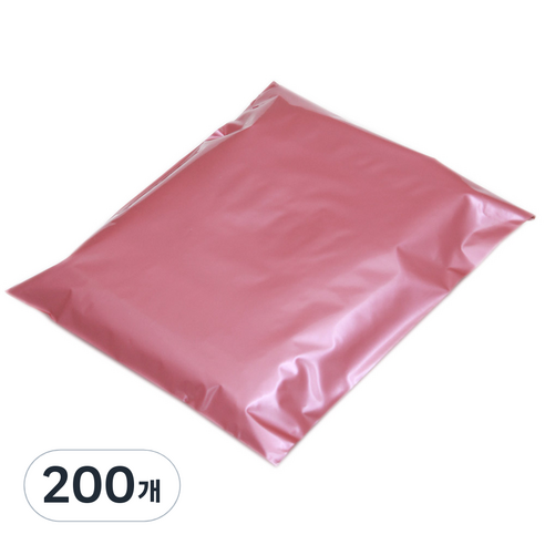 LDPE 접착 택배봉투 핑크 N20G20021, 200개