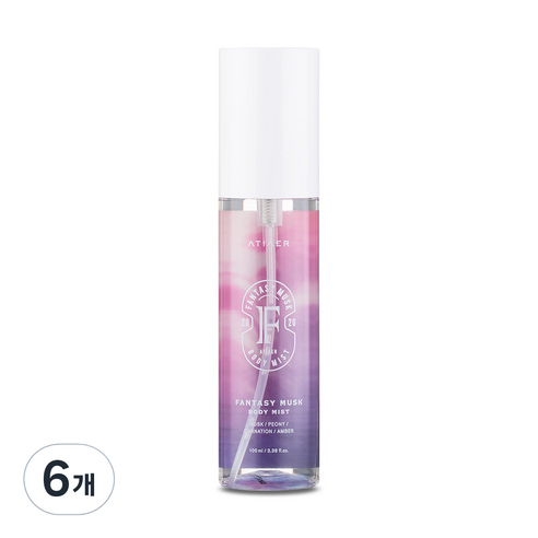 에티에르 판타지 머스크 바디미스트, 6개, 100ml