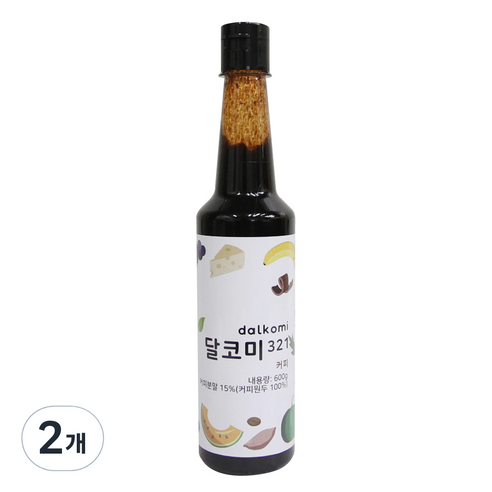 딜리셔스마켓 액상향료 달코미 커피, 600g, 2개