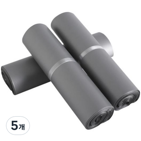 가팡 택배 비닐봉투 폴리백 실버 D HDPE 0.08 100p, 5개