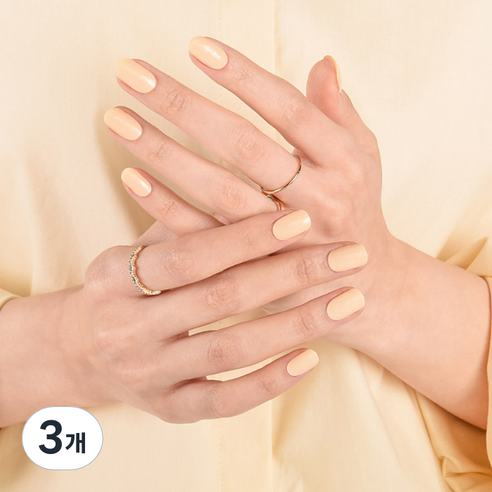 모노몬드 젤네일 스티커, 3개, 106 Custard cream