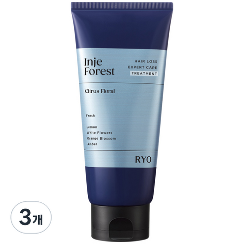 려 자양윤모 트리트먼트 인제숲길, 3개, 200ml