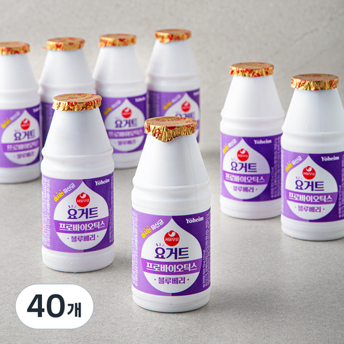 서울우유 요거트 프로바이오틱스 블루베리, 150ml, 8개입, 5개