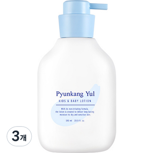 편강율 키즈 앤 베이비 스위트 허브 로션, 590ml, 3개