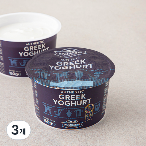 코우카키스 그릭 요거트 10%, 150g, 1개입, 3개