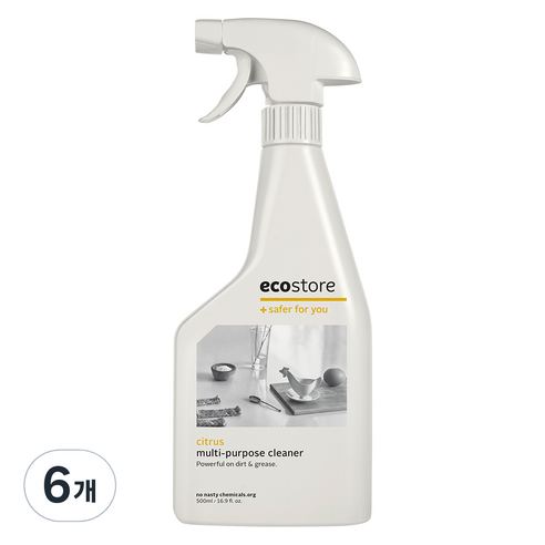 에코스토어 다목적 클리너 시트러스향, 500ml, 6개