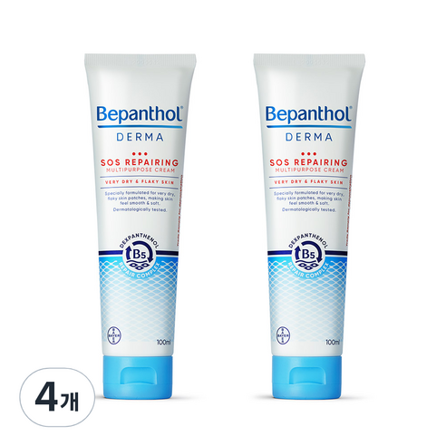 비판톨 더마 멀티 퍼포즈 크림, 100ml, 4개