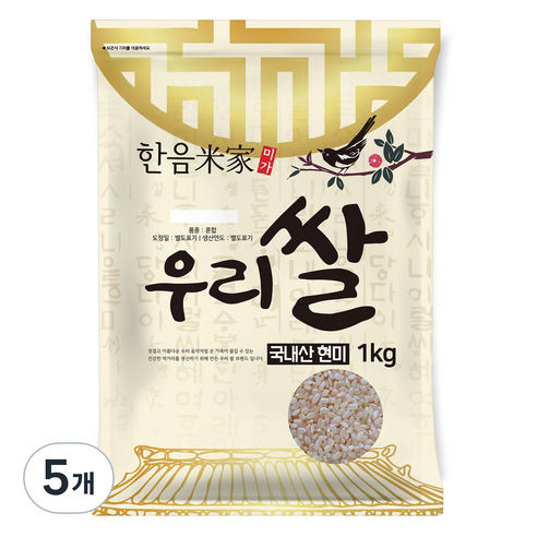 한음미가 현미, 1kg, 5개