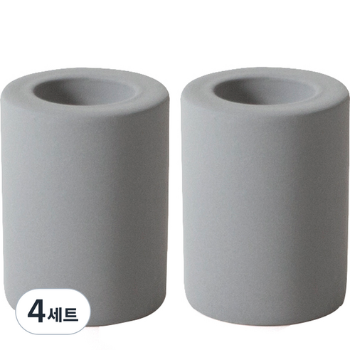 레이지소사이어티 규조토 미니 홀더, 다크그레이, 다크그레이, 4세트