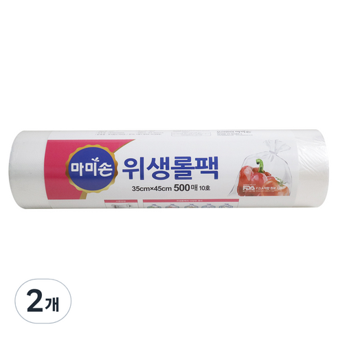 마미손 위생 롤팩 10호 특대형, 500개입, 2개
