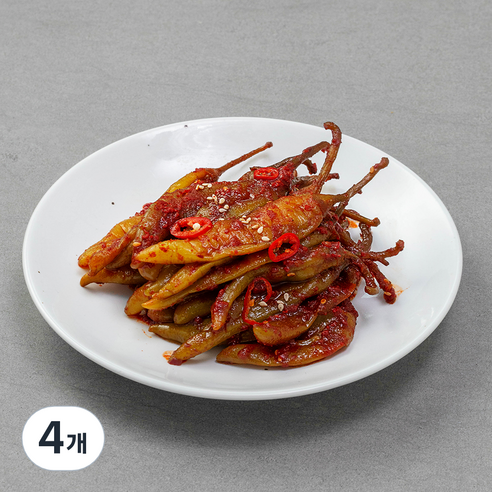 녹선 고추무침, 1kg, 4개