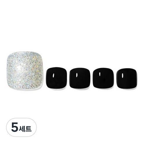 데싱디바 글레이즈 네일스티커 세트, 트와일라잇, 5세트
