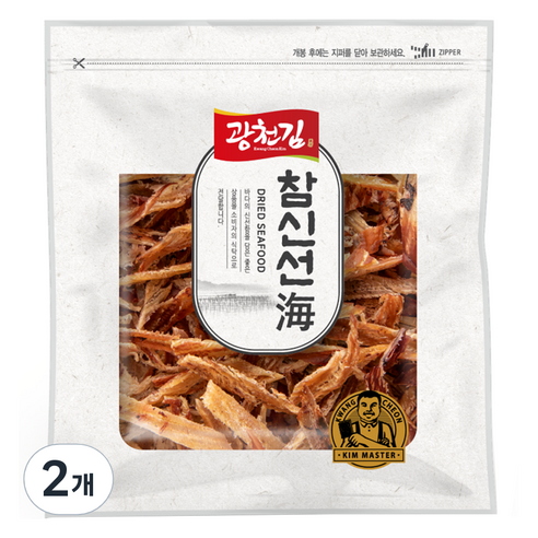 참신선해 구운 바비큐 오징어, 300g, 2개