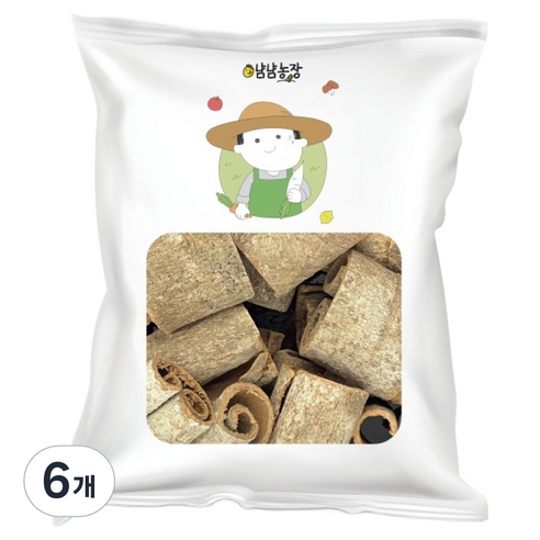 냠냠바다 냠냠농장 깊은향기 라운드 계피, 400g, 6개