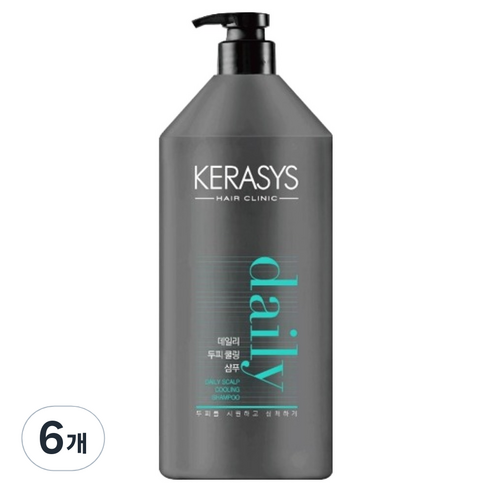 케라시스 데일리 두피 쿨링 샴푸, 6개, 1.5L