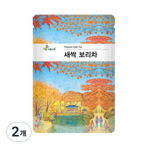 아름드레 새싹보리차 삼각티백, 1.1g, 50개입, 2개