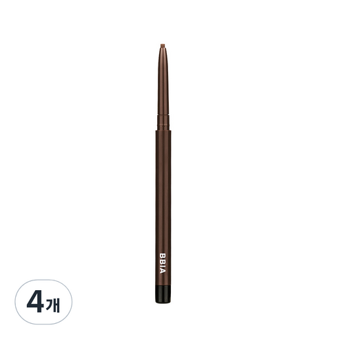 삐아 라스트 오토 젤 아이라이너 슬림 0.1g, 로즈브라운S, 4개