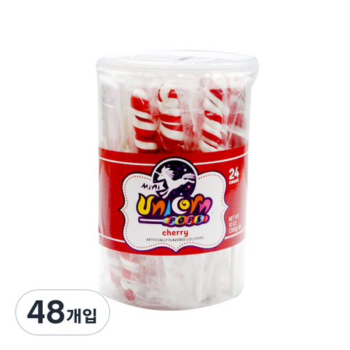 위니비니 유니콘팝 캔디 체리, 288g, 2개