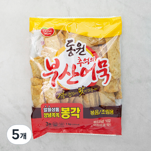 동원에프앤비 추억의 부산어묵 봉각, 1kg, 5개