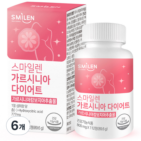 스마일렌 가르시니아 다이어트, 6개, 89.6g