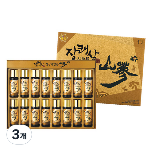 장쾌삼 산삼배양근, 3개, 800ml