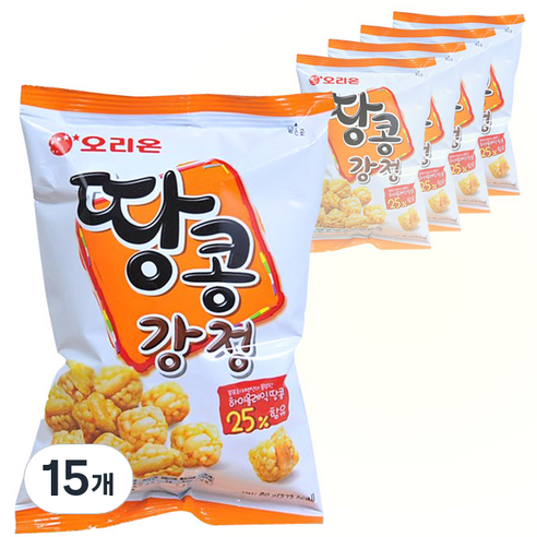 오리온 땅콩강정, 80g, 15개