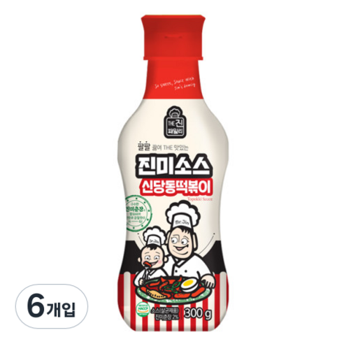 진미소스 신당동떡볶이, 300g, 6개입
