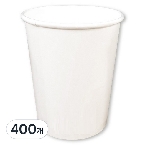 생활을그리다 종이컵 무인쇄 300ml, 400개, 1개입