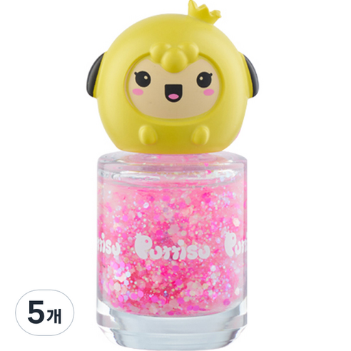 뿌띠슈 글리터팡팡 네일 8ml, G14 반짝이는드레스, 5개
