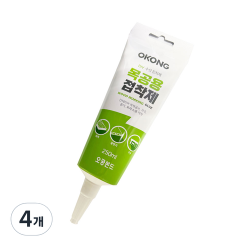 오공 목공용 접착제, 4개